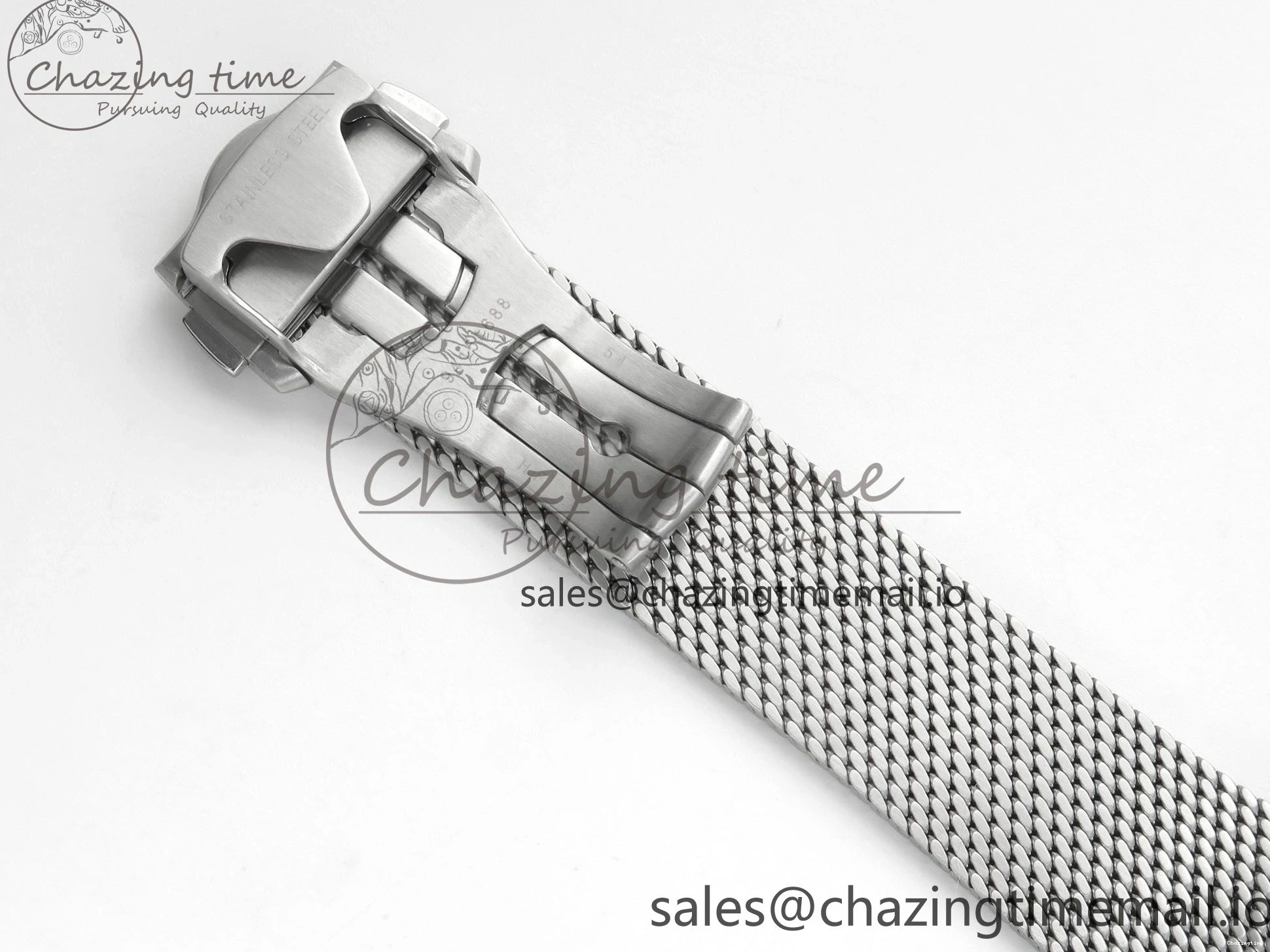 0225 Seamaster 300M 42mm SS VSF Best Edition Black Dial On Mesh Bracelet A Stretchable 7658